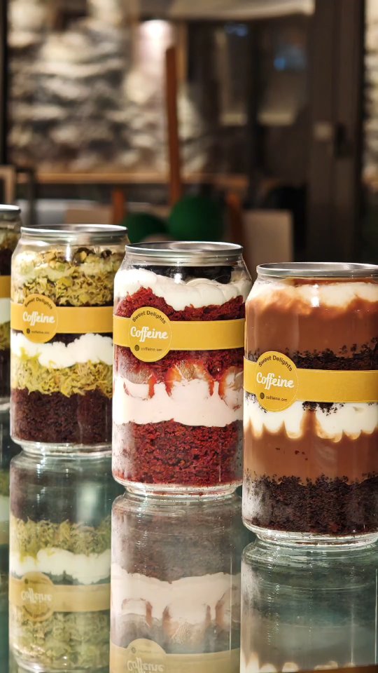 Coffeine sweet delight jars